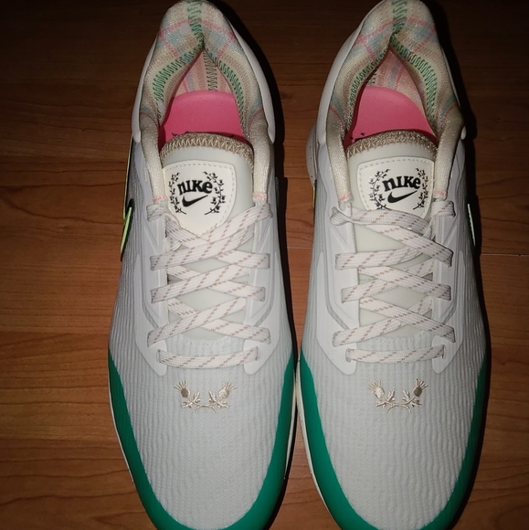 Nike Air Zoom Infinity Tour NEXT% NRG Wide 'Sail Ghost Green' Men's Golf Shoes - Picture 2 of 5